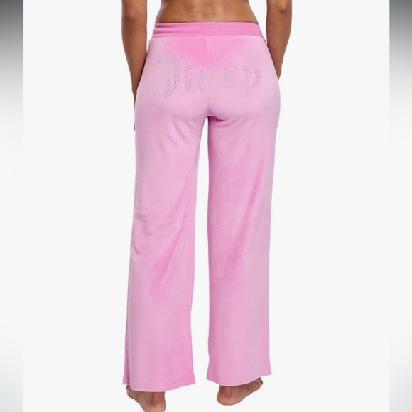 Juicy Couture Other - Juicy Couture Pink Velour Pajama Pants